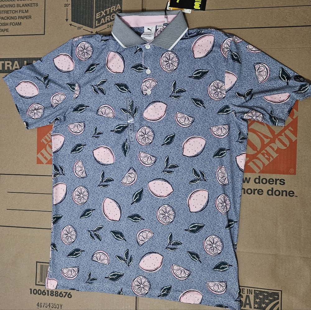 Puma Arnold Palmer Lemonade Golf Polo